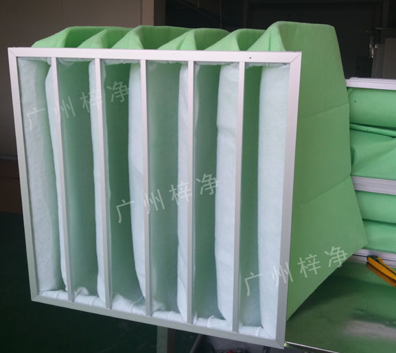 過濾棉袋式初效過濾器具有風(fēng)量大、阻力低、容塵量大特點(diǎn)。